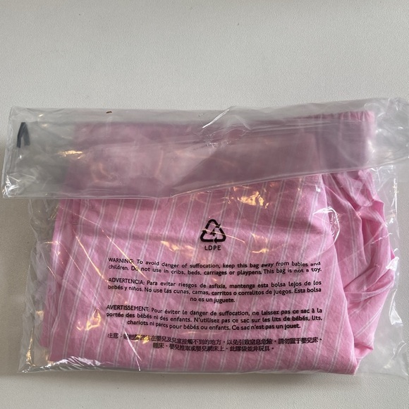 J Crew Womens Cotton poplin boxer short in stripe‎ XS Paris Pink Color - Picture 4 of 4